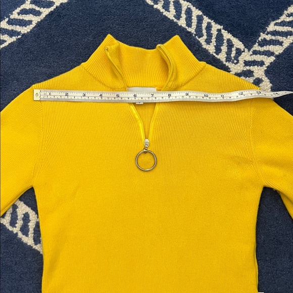 UNIF Mustard Yellow Zipper Bodysuit - Picture 5 of 11